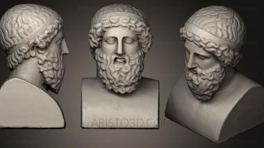 Busts and heads antique and historical (BUSTA_0416) 3D model for CNC machine